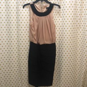 Black and Cream Dressbarn Cocktail Dress